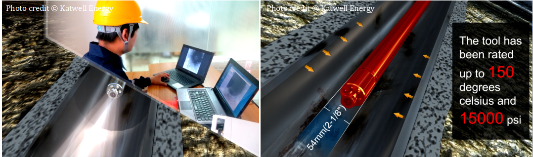 KATEYE™ 鹰眼井下电视在射孔和压裂效果检测中的应用 KATEYE™ 鹰眼井下电视在射孔和压裂效果检测中的应用